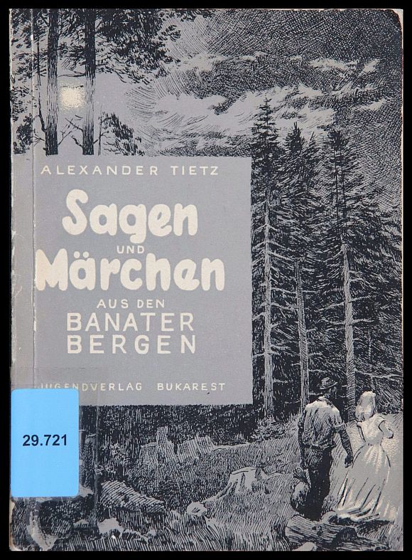 Buchcover "Sagen und Märchen aus den Banater Bergen", Alexander Tietz, Jugendverlag Bukarest